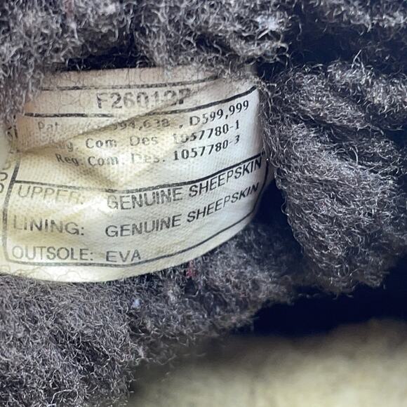 UGG Mini Bailey Button Ankle Boots Booties Chocolate Brown Size 4 - Picture 11 of 12